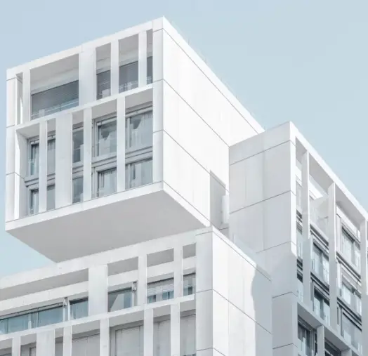 Bâtiment moderne représentant notre savoir faire